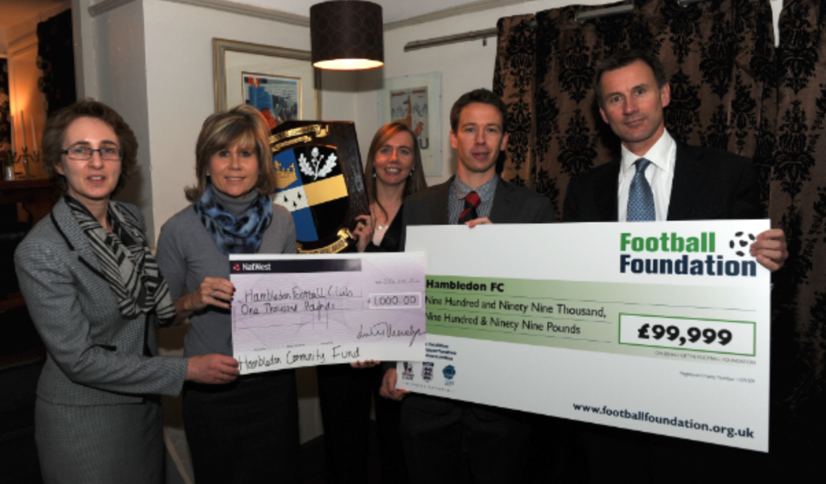 Grants made so far Hambledon Surrey