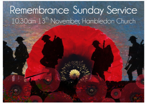 Remembrance service poster 2016