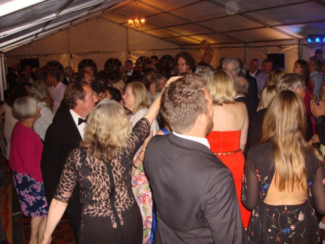 A packed dance floor